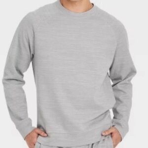 All In Motion Men's sweatshirt Cotton Crewneck gray size larger